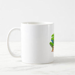 Mug R est pour la grenouille des arbres rouges