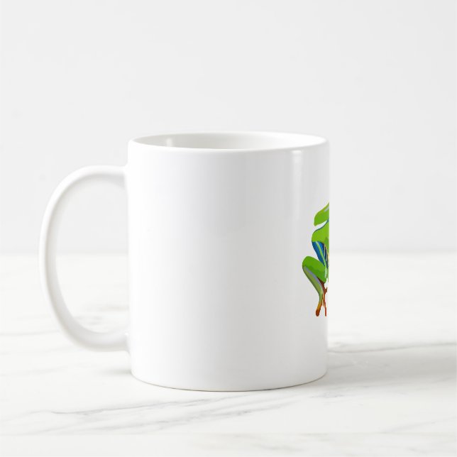 Mug R est pour la grenouille des arbres rouges (Gauche)