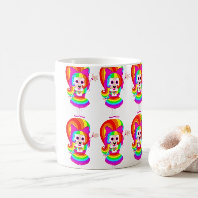 Mug Ra1nb0wk1tty101 (Avec donut)