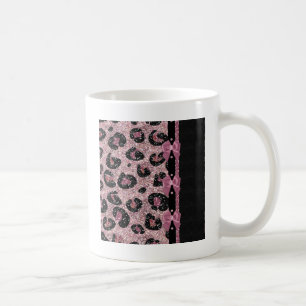 Mug RAB Rockabilly Pink Leopard Ribbon Bows