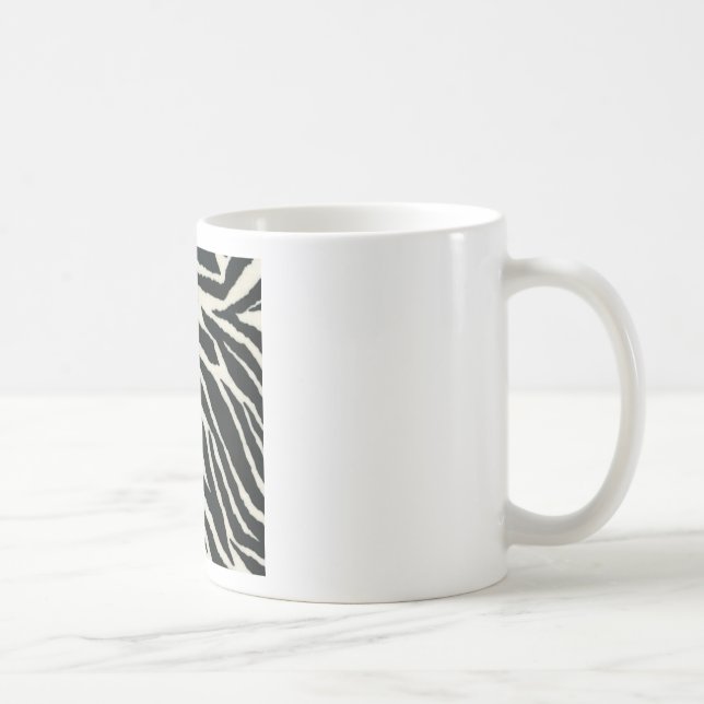 Mug RAB Rockabilly Zebra Imprimer noir et blanc (Droite)