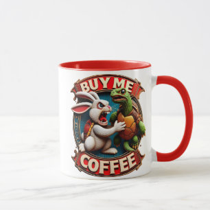 Mug Rabbit Accélère : Achetez-Moi Du Café ! Acheter Un