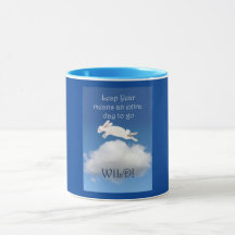 Mug, rabbit, Leap year extra day to go wild
