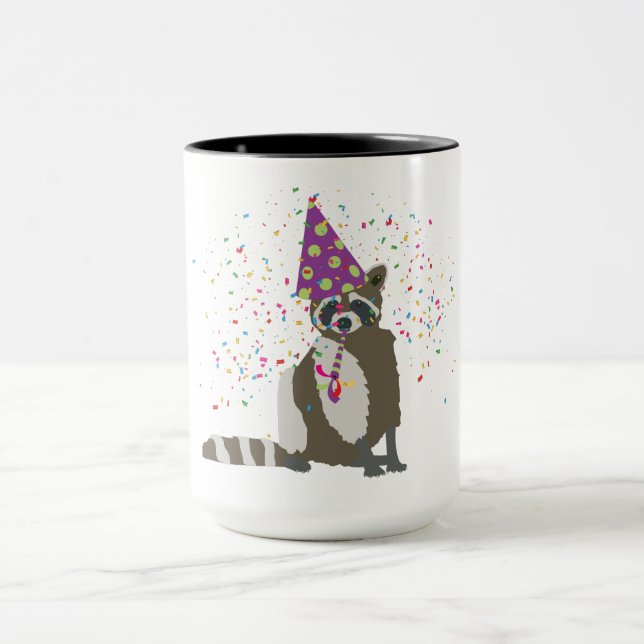 Mug Raccoon - Animaux ayant une fête (Centre)