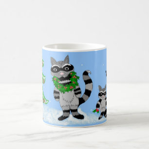 Mug Raccoons jetés pour les fêtes