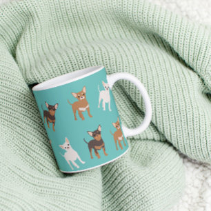 Mug Race de chien chihuahua amusant toutes couleurs