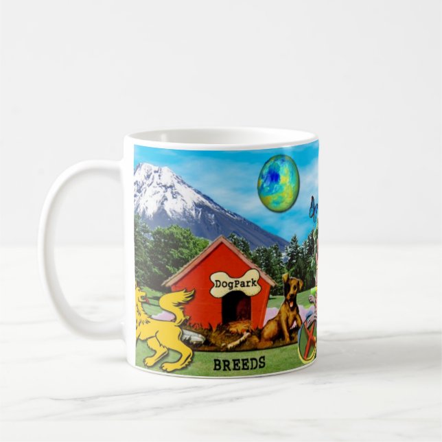 Mug Races de parc de chien (Gauche)