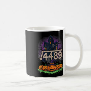 Mug Racine carrée 4489 Drôle de mème Halloween 67 Math