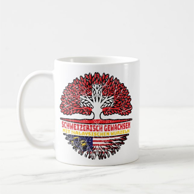 Mug Racine d'arbre de Suisse malaisienne (Gauche)