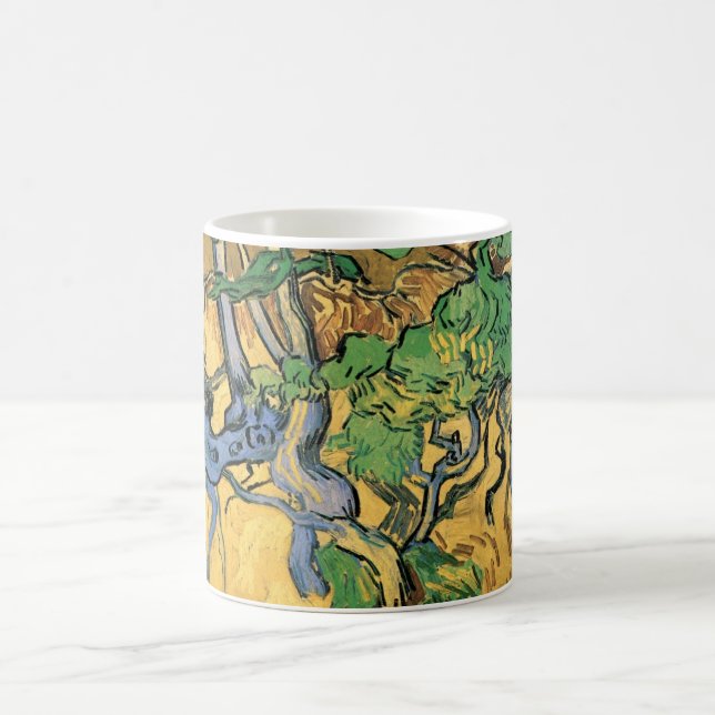 Mug Racines et troncs d'arbre par Vincent van Gogh (Centre)