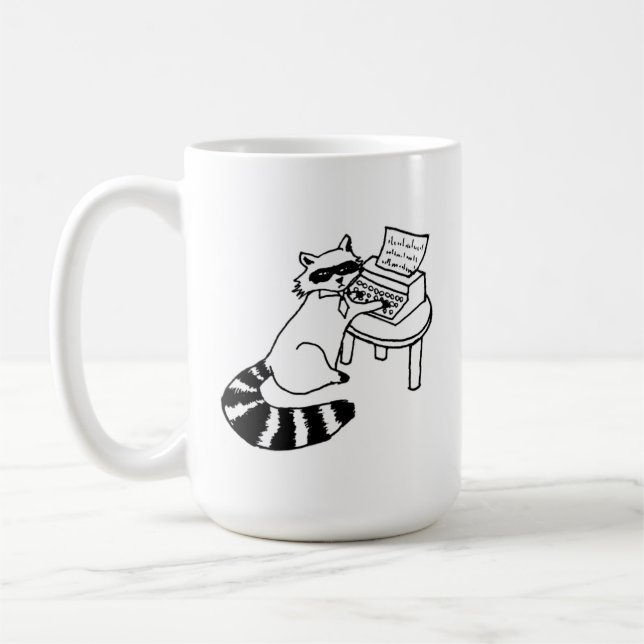 Mug Racoon Business (Gauche)