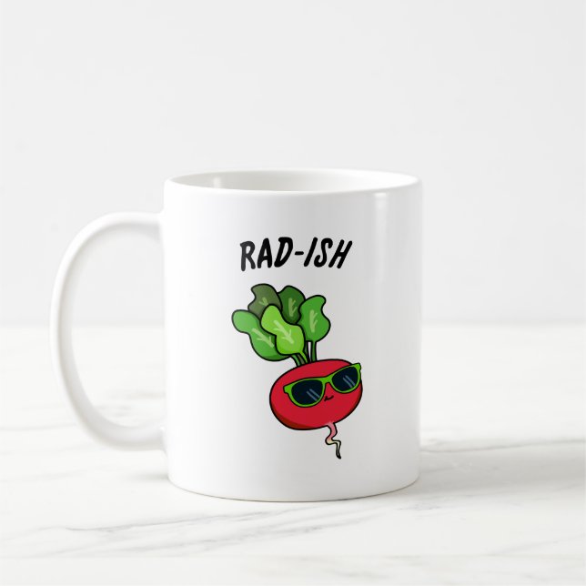 Mug Rad-ish Funny Vegetable Radish Pun (Gauche)