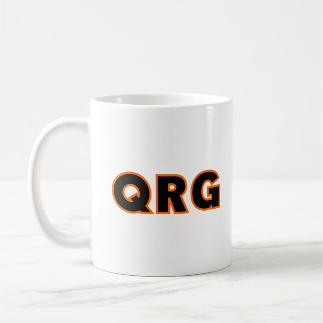 Mug Radio jambon amateur QRG (Gauche)