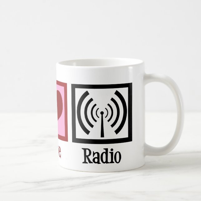 Mug Radio Peace Love (Droite)