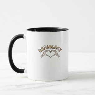 Mug Radiologie Squelette Coeur Mains Classique
