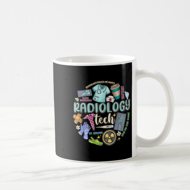 Mug Radiology Technician Christmas Rad Tech X-ray Tech (Droite)