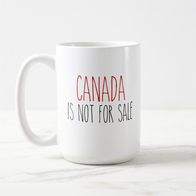 Mug RAE DUNN Inspiré Canada n'est pas à vendre (Gauche)