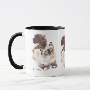 Mug Ragdoll cat par Artist GV Hemmings