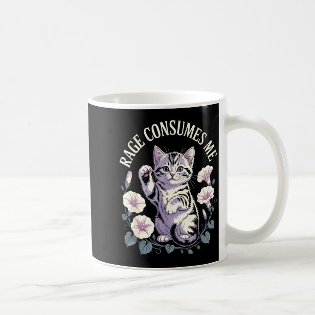 Mug Rage Consumes Me Cute Kitten  (Droite)