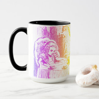 Mug Rainbow Alice au pays des merveilles art de la gén