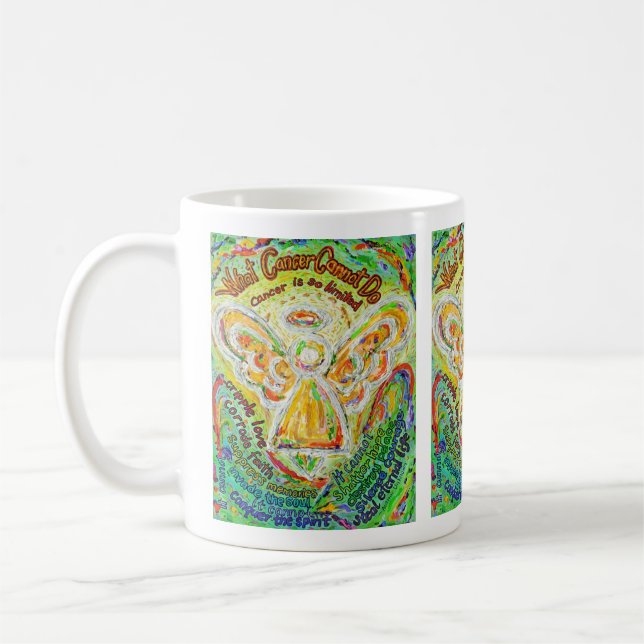 Mug Rainbow Angel Ce que le cancer ne peut pas faire C (Gauche)