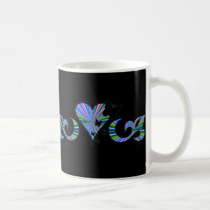 Mug Rainbow Heart Lily et Butterfly