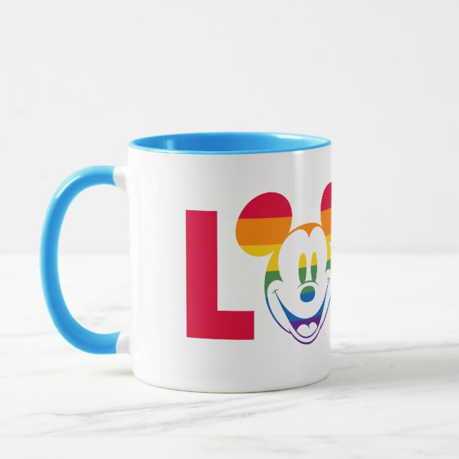 Mug Rainbow Mickey LOVE (Gauche)