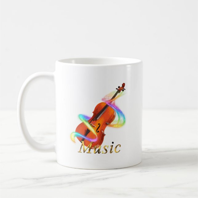 Mug Rainbow Violin (Gauche)