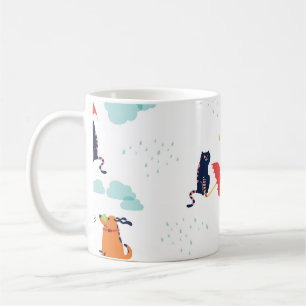 Mug Rainy Day Friends : Chien de chat Vintage