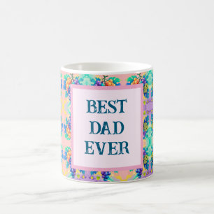Mug Raisins colorés avec meilleur papa jamais