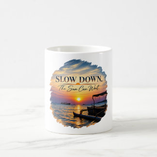 Mug Ralentir Le Soleil Peut Attendre Art De Coucher De