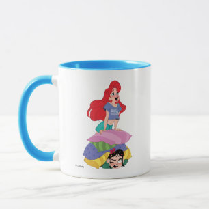 Mug Ralph rompt Internet Ariel et Vanellope