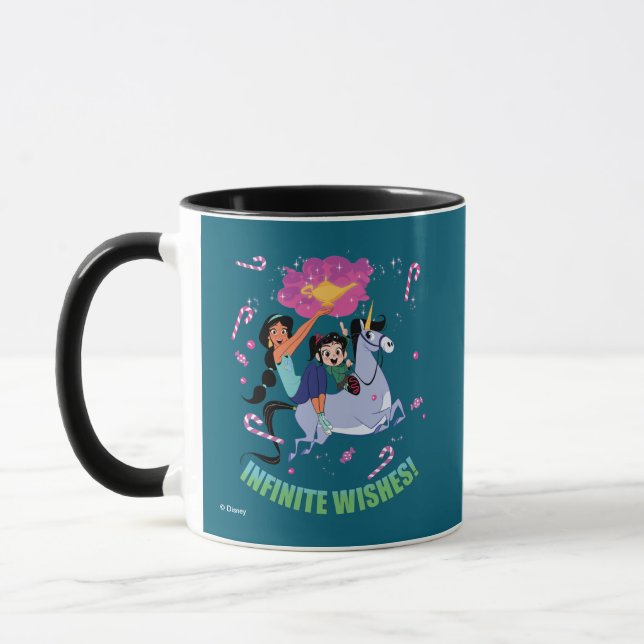Mug Ralph rompt Internet | Jasmine & Vanellope (Gauche)