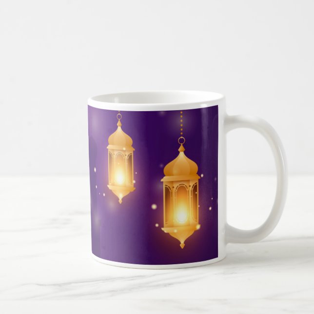 Mug Ramadan Kareem Bienvenue Mois Saint Purple (Droite)