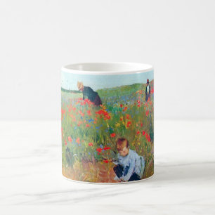 Mug Ramasser les fleurs dans un champ, Mary Cassatt