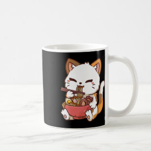 Mug Ramen Chat Anime Kawaii Chat Manger Ramen
