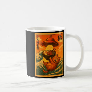 Mug Ramen de chat Ufo drôle anime japonais hommes femm