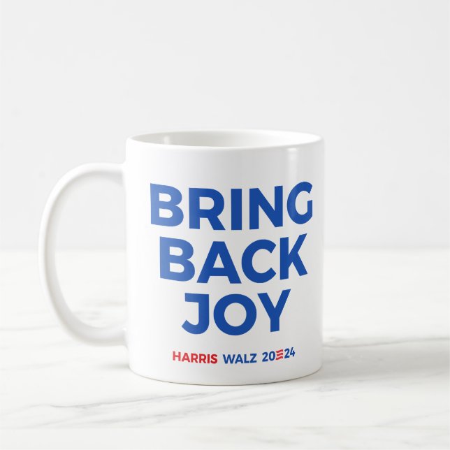 Mug Ramenez la joie - Harris Walz 2024 (Gauche)