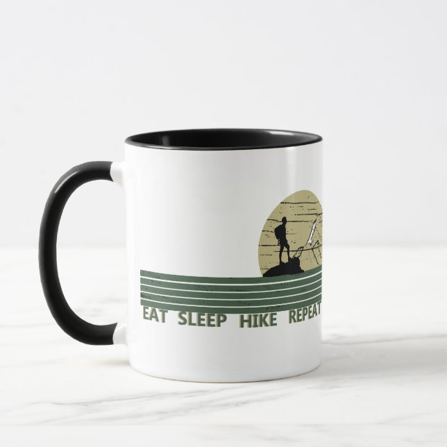 Mug randonnée de répétition de la marche du sommeil (Gauche)