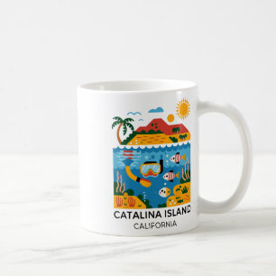 Mug Randonnée sur l'île de Catalina en Californie