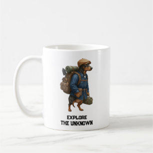 Mug Randonneur Aventurier Teckel La Maison Est Où Est