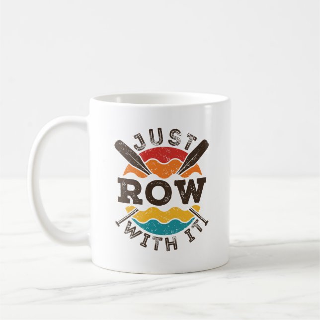 Mug Rangez-vous avec le Cool Retro Rowing Team Oars (Gauche)