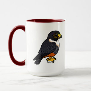 Mug Rapporteure de caricatures de faucon de chauve-sou