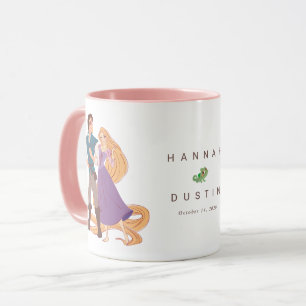 Mug Rapunzel et Flynn personnalisées Garde-mariage