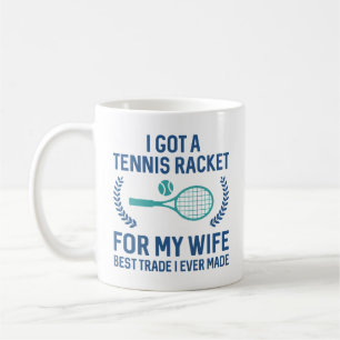 Mug Raquette De Tennis Pour Ma Femme