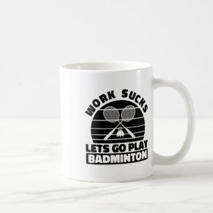 Mug Raquette du joueur de badminton - Raquette du trib