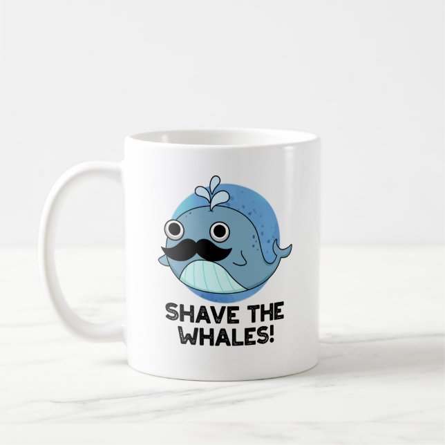 Mug Raser Les Baleines Drôle Animal Pun (Gauche)