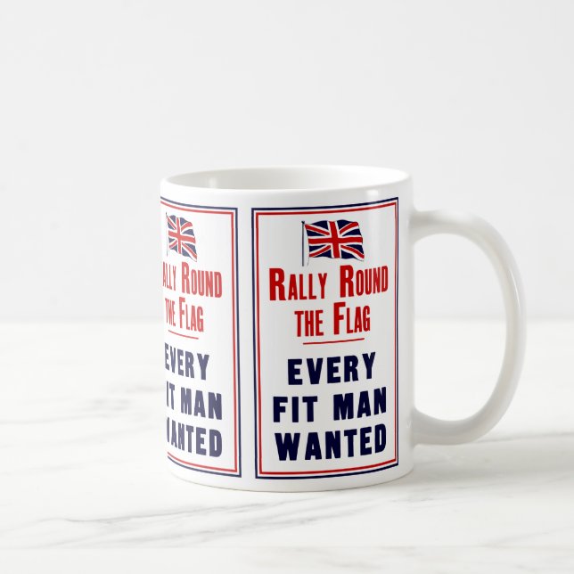 Mug Rassemblement Autour Du Drapeau ~ Chaque Fit Homme (Droite)