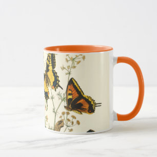 Mug Rassemblement coloré des papillons et des