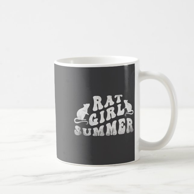 Mug Rat Girl Summer, Animal Lover, Hello Summer, Funny (Droite)